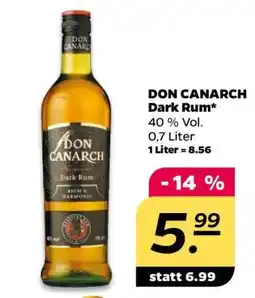 NETTO DON CANARCH Dark Rum Angebot