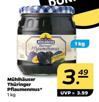 NETTO MÜHLHÄUSER Thüringer Pflaumenmus Angebot