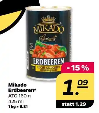 NETTO Mikado Erdbeeren Angebot