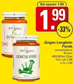 WEZ Jürgen Langbein Fonds Angebot