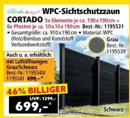 Norma WPC-Sichtschutzzaun CORTADO Angebot