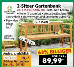 Norma 2-Sitzer-Gartenbank Angebot