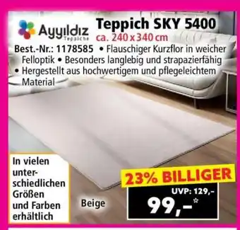 Norma Teppich SKY 5400 Angebot