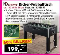 Norma Kicker-Fußballtisch Angebot