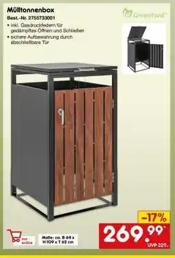 Netto Marken-Discount Mülltonnenbox Angebot