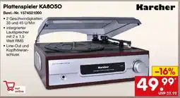 Netto Marken-Discount Plattenspieler KA8050 Angebot