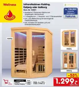 Netto Marken-Discount Infrarotkabinen Kolding, Esbjerg oder Aalborg Angebot