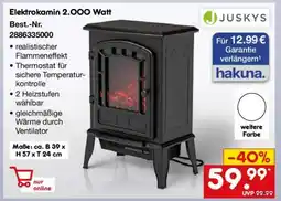 Netto Marken-Discount Elektrokamin 2.000 Watt Angebot