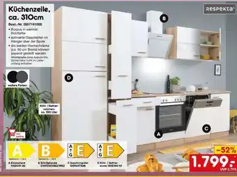Netto Marken-Discount Küchenzeile, ca. 310cm Angebot