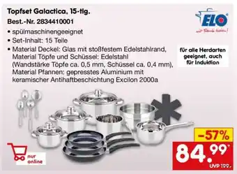 Netto Marken-Discount Topfset Galactica, 15-tlg Angebot