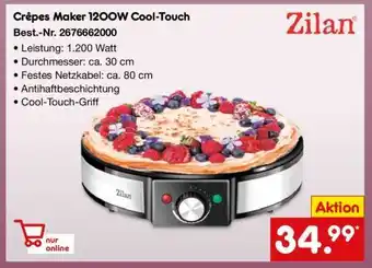 Netto Marken-Discount Crêpes Maker 1200W Cool-Touch Angebot