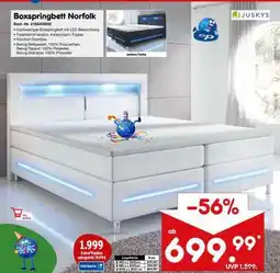 Netto Marken-Discount Boxspringbett Norfolk Angebot