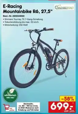 Netto Marken-Discount E-Racing Mountainbike R6, 27,5 Angebot