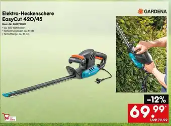 Netto Marken-Discount Elektro- Heckenschere EasyCut 420/45 Angebot