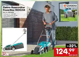 Netto Marken-Discount Elektro-Rasenmäher PowerMax 1400/34 Angebot