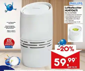 Netto Marken-Discount Luftbefeuchter HU4076/11 Angebot