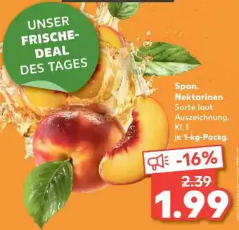 Kaufland Span. Nektarinen Angebot
