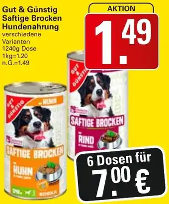 WEZ Gut & Günstig Saftige Brocken Hundenahrung Angebot