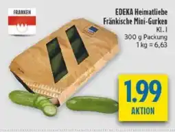 diska EDEKA Heimatliebe Fränkische Mini-Gurken Angebot