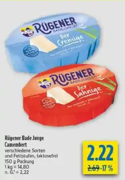 diska Rügener Bade Junge Camembert Angebot