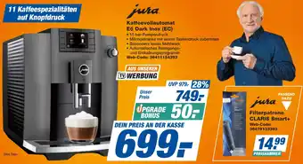 expert Techno Land jura Kaffeevollautomat E6 Dark Inox (EC) Angebot