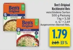 diska Ben's Original Kochbeutel Reis Angebot