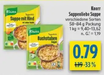 diska Knorr Suppenliebe Suppe Angebot