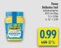 diska Thomy Delikatess Senf Angebot