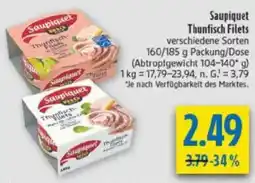 diska Saupiquet Thunfisch Filets Angebot