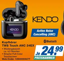 expert Techno Land KENDO Kopfhörer TWS Touch ANC 24EX Angebot