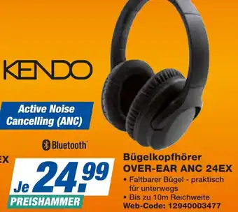 expert Techno Land KENDO Bügelkopfhörer OVER-EAR ANC 24EX Angebot