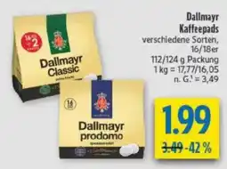 diska Dallmayr Kaffeepads Angebot