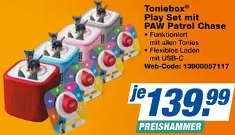 expert Techno Land Toniebox Play Set mit PAW Patrol Chase Angebot