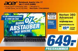 expert Techno Land acer Notebook Aspire Lite 17 (AL17-51P-54RE) Angebot
