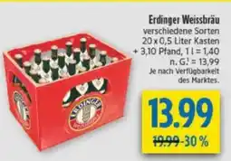 diska Erdinger Weissbräu Angebot
