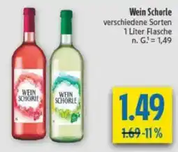 diska Wein Schorle Angebot