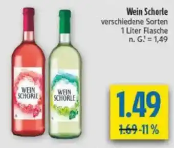diska Wein Schorle Angebot