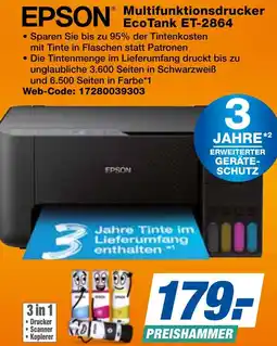 expert Techno Land EPSON Multifunktionsdrucker EcoTank ET-2864 Angebot