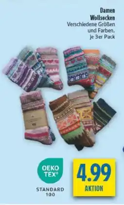diska Damen Wollsocken Angebot