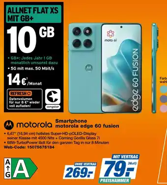 expert Techno Land Smartphone motorola edge 60 fusion Angebot