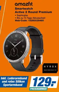 expert Techno Land amazfit Smartwatch Active 2 Round Premium Angebot
