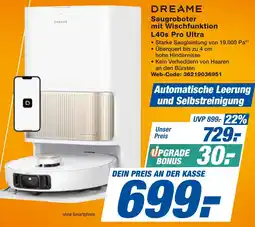 expert Techno Land DREAME Saugroboter mit Wischfunktion L40s Pro Ultra Angebot