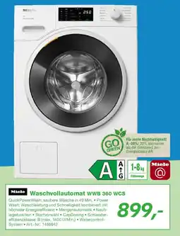 EP Miele Waschvollautomat WWB 360 WCS Angebot