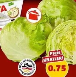 PENNY Deutscher Eisbergsalat Angebot