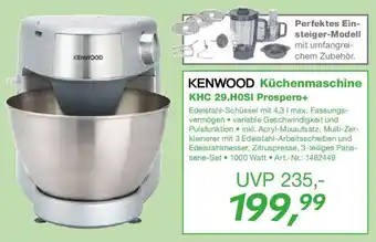 EP KENWOOD Küchenmaschine KHC 29.HOSI Prospero+ Angebot