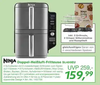EP NINJA Doppel-Heißluft-Fritteuse SL400EU Angebot