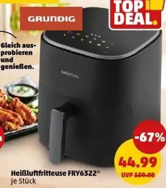 PENNY GRUNDIG Heißluftfritteuse FRY6322 Angebot