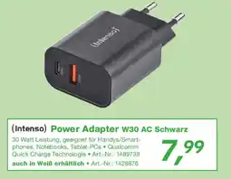 EP (Intenso) Power Adapter W30 AC Schwarz Angebot