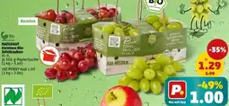 PENNY NATURGUT Kernlose Bio Tafeltrauben Angebot