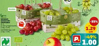 PENNY NATURGUT Kernlose Bio Tafeltrauben Angebot